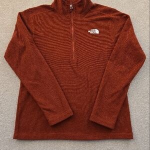 Mens The North Face 1/4 zip long sleeve pullover size medium